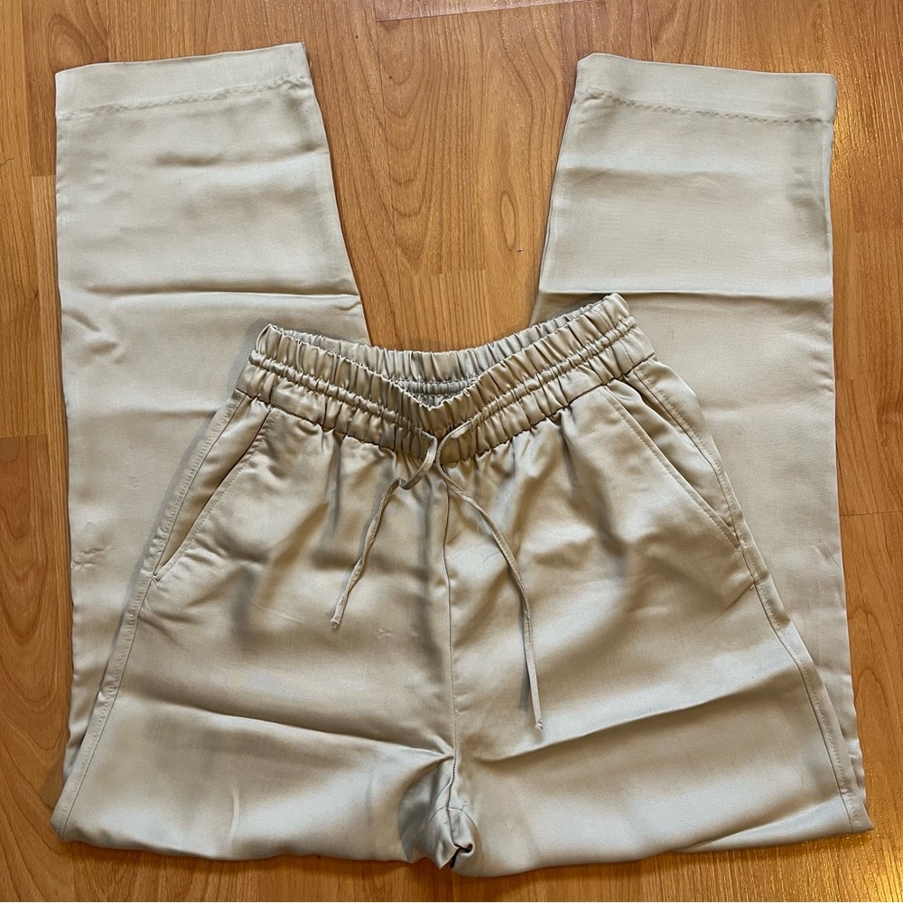 H&M Women's Tan Satin Pants